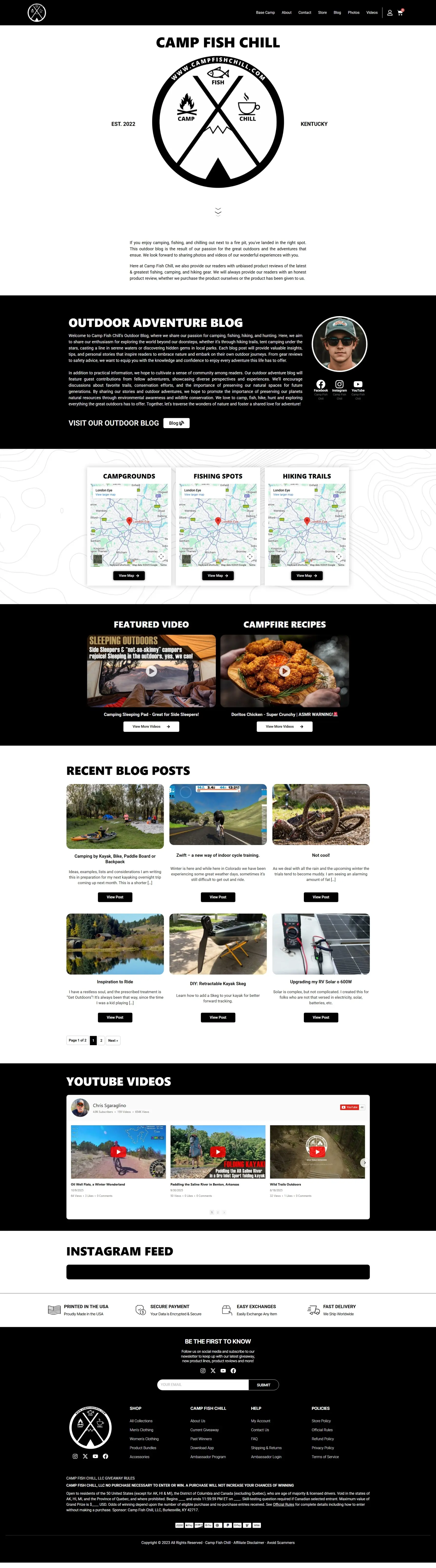 Outdoor Brand WooCommerce Store