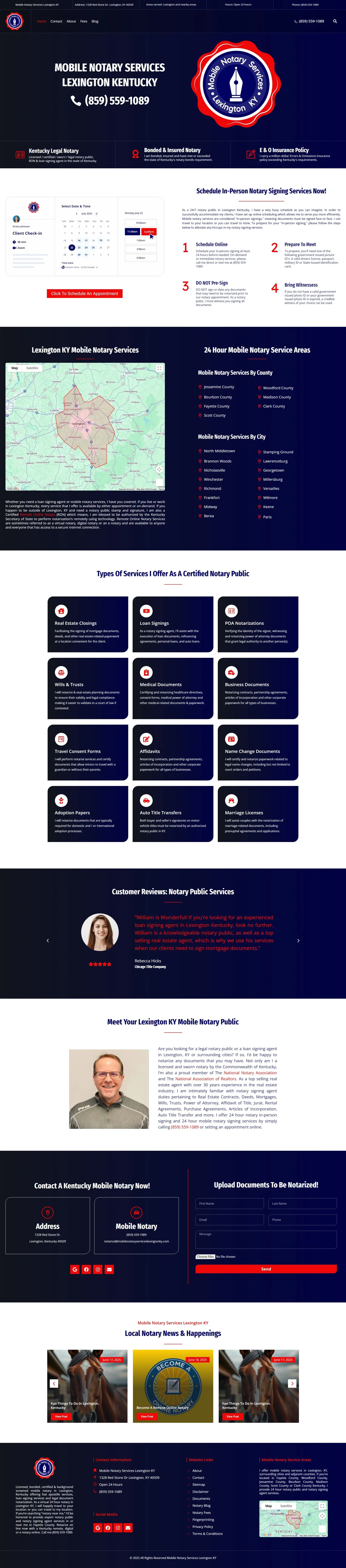 Notary Service Booking System